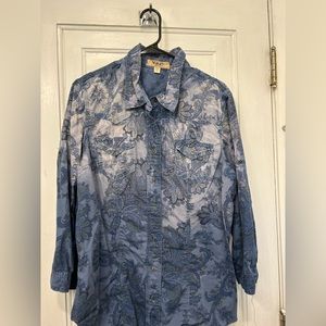 Nine West Vintage button up shirt size XL